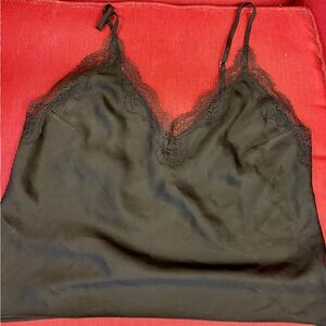 Victoria's Secret Black and Red Camisole